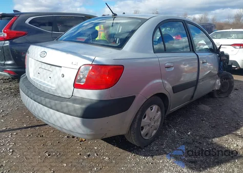2007 Kia Rio Lx z USA, uszkodzony, nr VIN KNADE123976223738